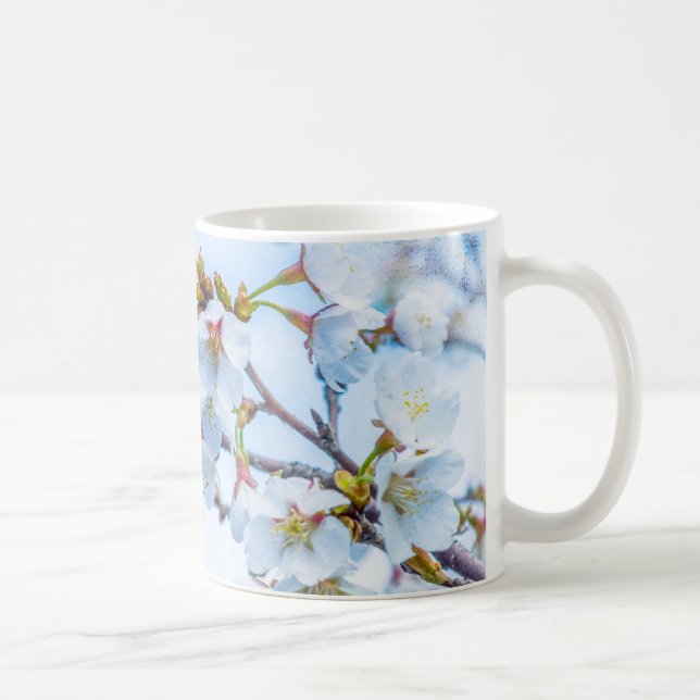 Taza De Café Sakura - Florecimiento de cerezo japonés (Derecha)