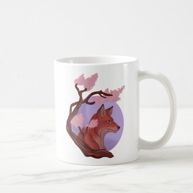 Taza De Café Sakura Fox (Derecha)