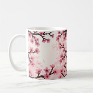 Taza De Café Sakura Serenity Mug - Cherry Blossom Elegance
