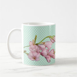 Taza De Café Sakuras Modernos Verde Menta Hola Hermosa!