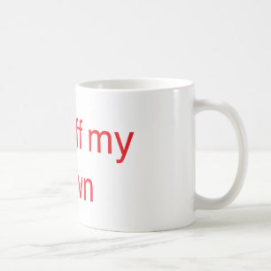 Taza De Café Sal de mi jardín