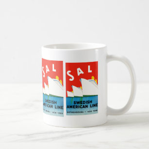 Taza De Café SAL ~ Línea Sueca Americana