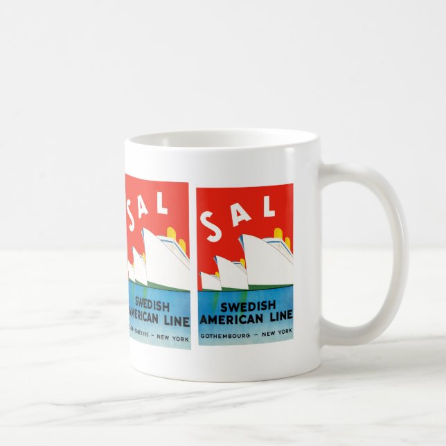 Taza De Café SAL ~ Línea Sueca Americana (Derecha)
