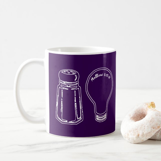 Taza De Café Sal y Luz (Con donut)