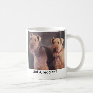 Taza De Café ¿Sal y Ritz, conseguidos Airedales?