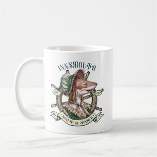 Taza De Café Sal y verdura innsmouth - Dama de tiburón