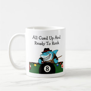 Taza De Café Sala de Billar Divertida Rebelde