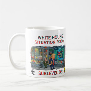 TAZA DE CAFÉ SALA DE SITUACIÓN DE LA CASA BLANCA