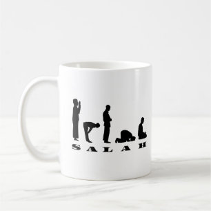 Taza De Café Salah Prayer Silhouette Design