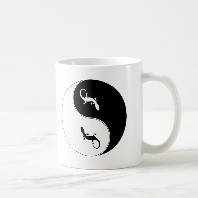 Taza De Café Salamander de Yin Yang (Derecha)