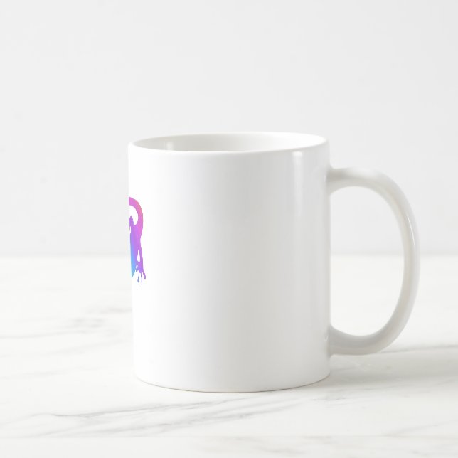 Taza De Café Salamandra rayada de arcoiris (Derecha)