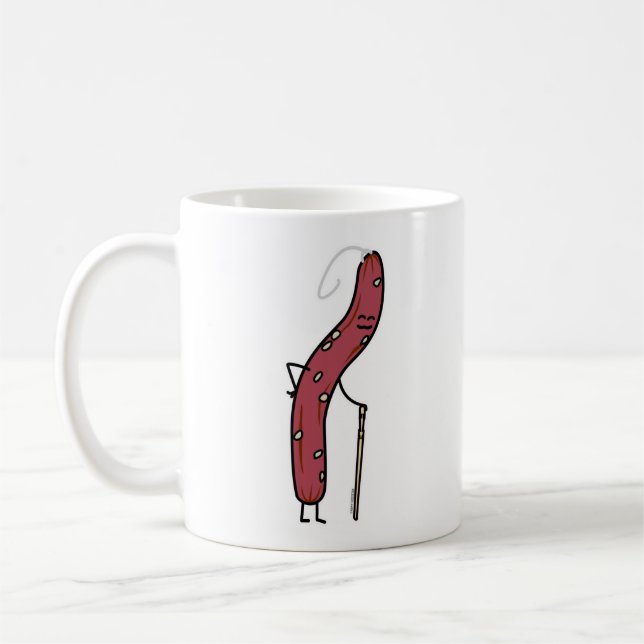 Taza De Café Salchicha china envejecida grasa cantonesa Lap Che (Izquierda)