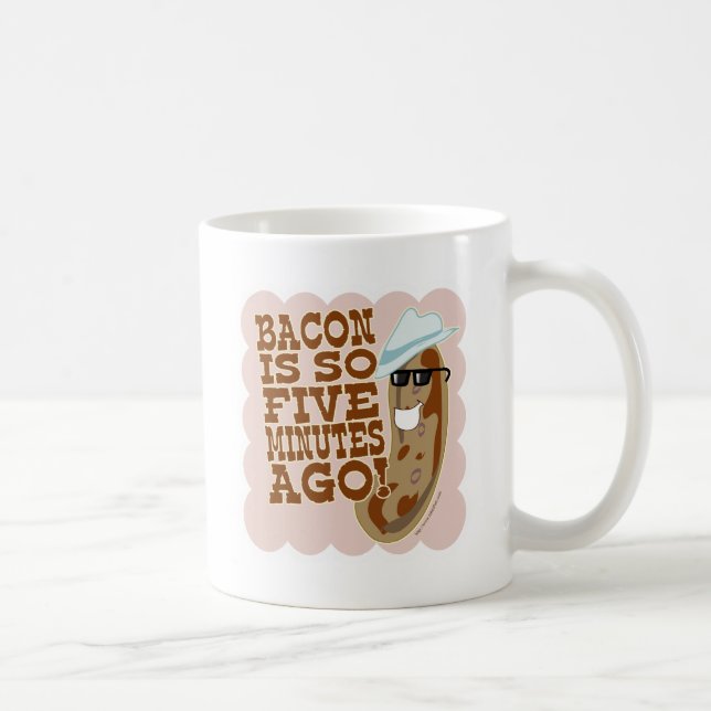Taza De Café Salchicha contra el tocino (Derecha)