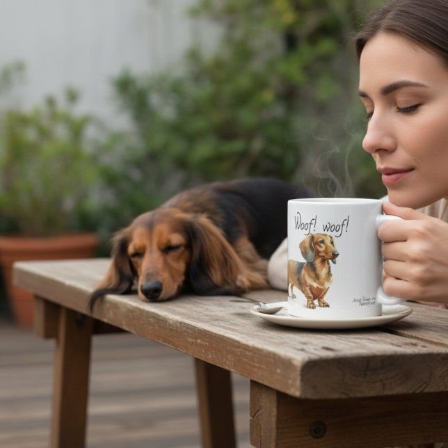 Taza De Café Salchichas Marrón PERSONALIZAR (Subido por el creador)