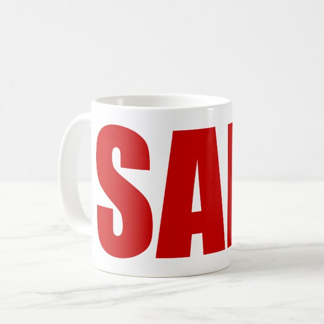 TAZA DE CAFÉ SALE COFFEE MUG (Anverso izquierdo)