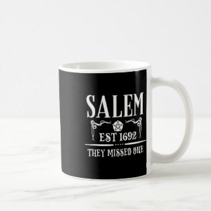 Taza De Café Salem 1692 Perdieron Uno Por Halloween Bruja
