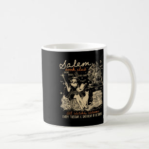 Taza De Café Salem Book Club vigila temporada de brujas espeluz