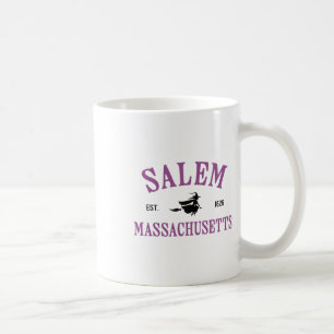 Taza De Café Salem Machusetts Witch Flying Broomstick Halloween