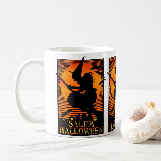 Taza De Café Salem MAMÁES Witch (Con donut)