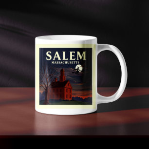 Taza De Café Salem Massachusetts Antiguo