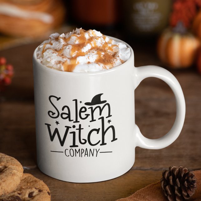 Taza De Café Salem Witch Company, Fun Halloween (Subido por el creador)