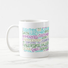 Taza De Café Salesforce Word Cloud Classic Mug