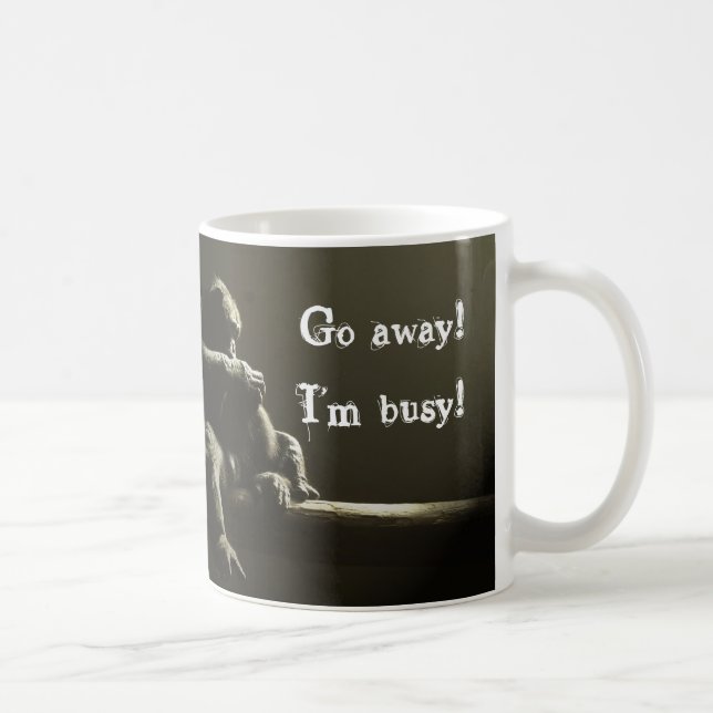 Taza De Café ¡Salga! ¡Estoy ocupado! (Derecha)
