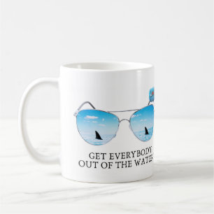 Taza De Café ¡Salgan del agua JAWS 50!