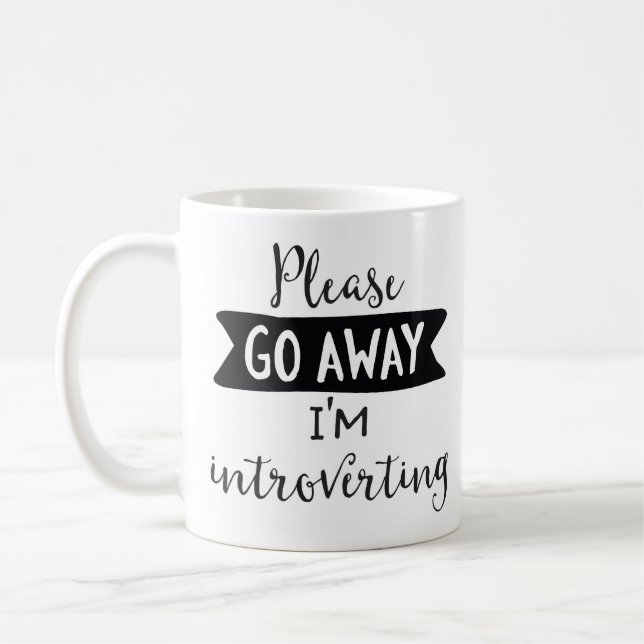 Taza De Café Salgo por favor, Introverting (Izquierda)