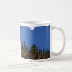 Taza De Café Salida de la luna, ciudad de Dawson, territorio