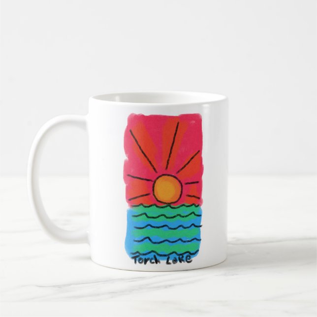 Taza De Café Salida del sol en el lago torch (Izquierda)