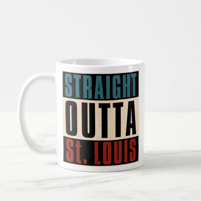 Taza De Café Salida directa de St. Louis Missouri MO (Izquierda)