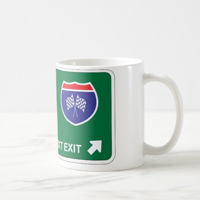 Taza De Café Salida siguiente de NASCAR (Derecha)