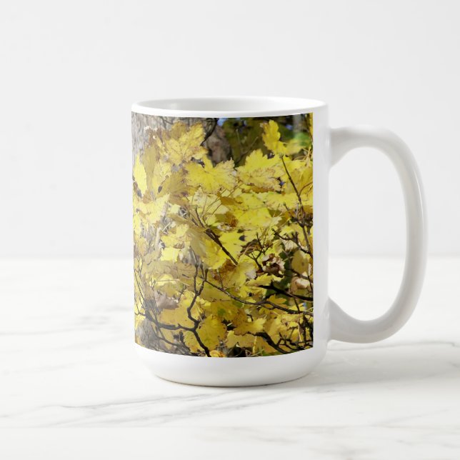 TAZA DE CAFÉ SALIDAS DE OTOÑO AMARILLO (Derecha)