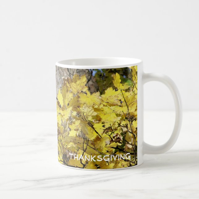TAZA DE CAFÉ SALIDAS DE OTOÑO AMARILLO (Derecha)
