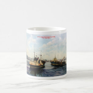 Taza De Café Saliendo a faener/Saíndo a faenar/Going fishing