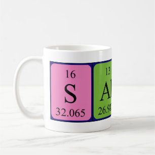 Taza De Café Salina nombre de tabla periódica mug