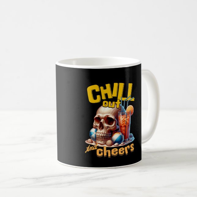 Taza De Café Salir a matar y saludar (Anverso derecho)