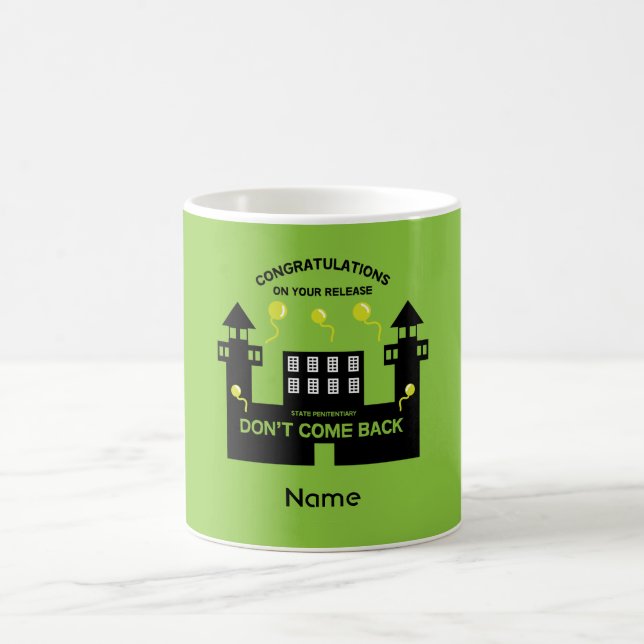 Taza De Café Salir De La Cárcel De Prisión (Centro)