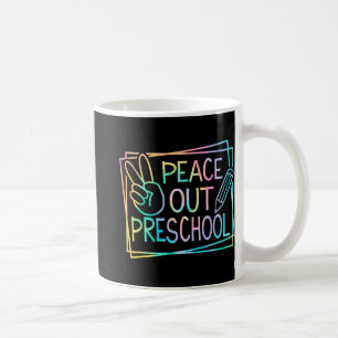 Taza De Café Salir De La Escuela Preescolar El Último Día De La