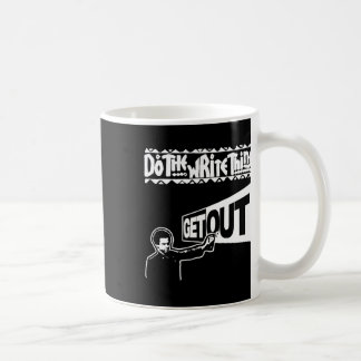 Taza De Café Salir... Pegatina 297