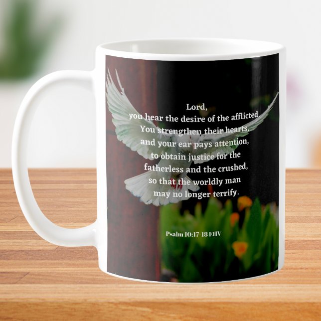 Taza De Café Salmo 10 Biblia contra cristiano (Subido por el creador)