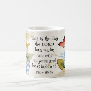 Taza De Café Salmo 118:24 Este es el día en que el Señor hizo l