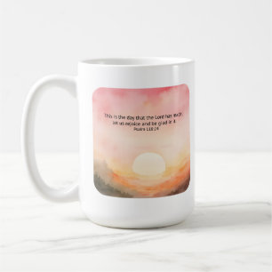 Taza De Café Salmo 118:24 Este es el día que hizo el Señor