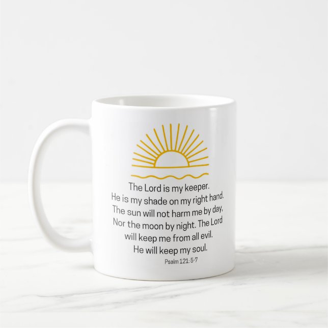 Taza De Café Salmo 121 Café Mug (Izquierda)