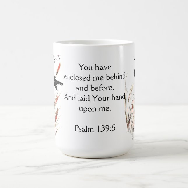 Taza De Café Salmo 139 Biblia Escritura Que Respondes A Blackbi (Centro)
