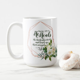 Taza De Café Salmo 147:3 Café Mug