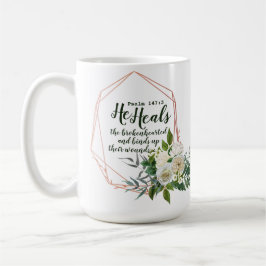 Taza De Café Salmo 147:3 Café Mug