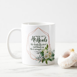 Taza De Café Salmo 147:3 Café Mug