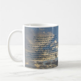 Taza De Café Salmo 23 Bella Biblia Verse Cristiano